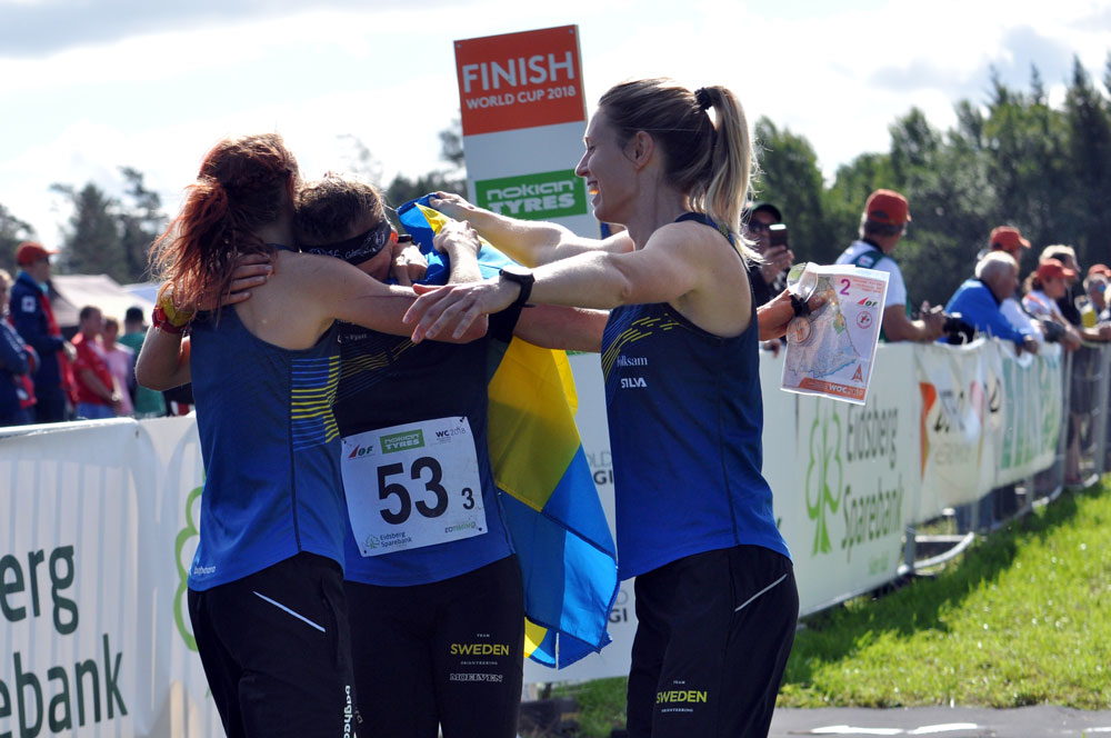 Sweden and Norway win World Cup Relay International Orienteering